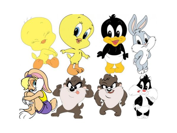 Герои Луни Тюнз малыши