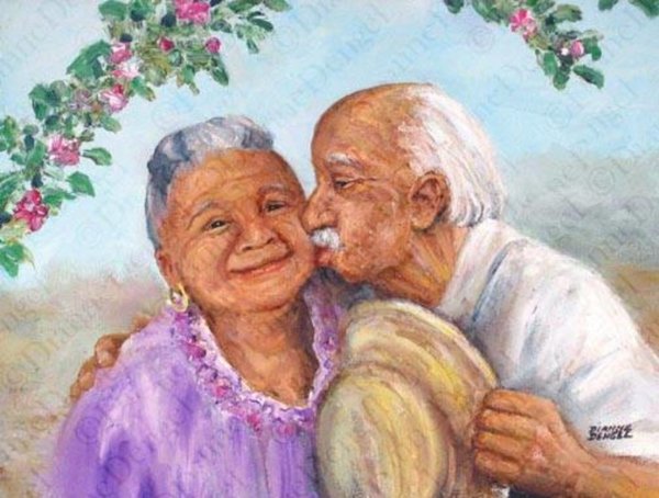 Картинки бабушка и дедушка (48 фото)
