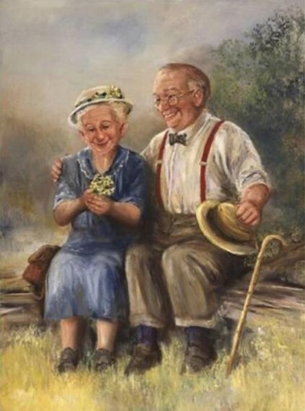 Художник Dianne Dengel бабушки и дедушки