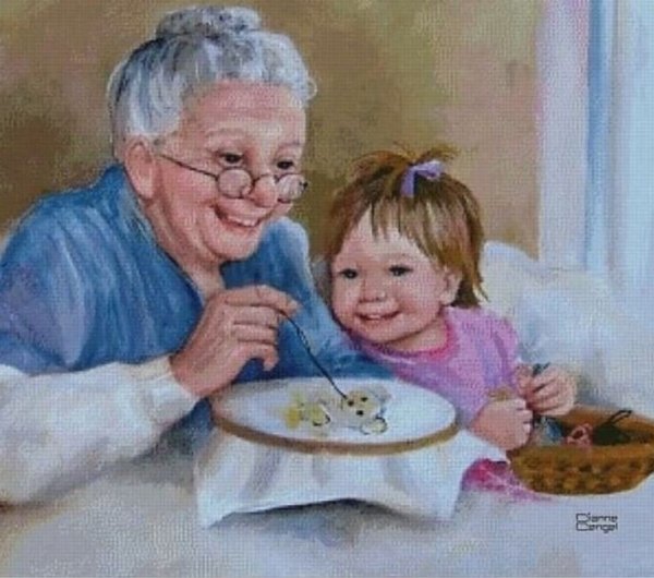 Художник Dianne Dengel бабушки и дедушки
