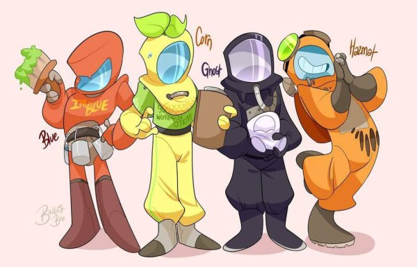 Among us Фанарт