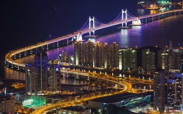 Южная Корея мост Бусан