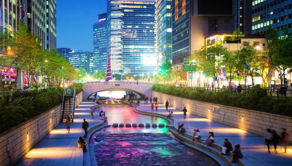 Южная Корея парк Чхонгечхон