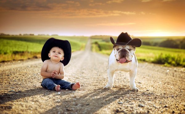 Позитив дети и животные