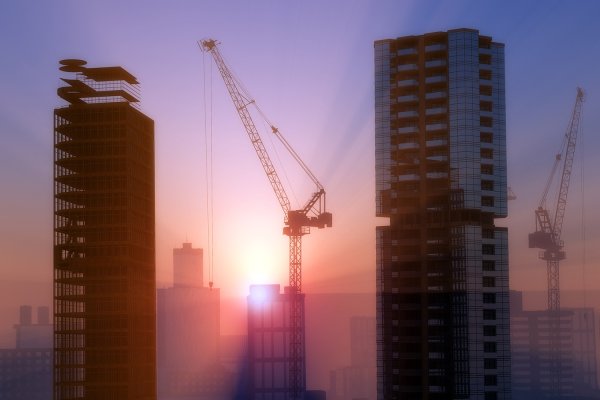 Строящееся здание