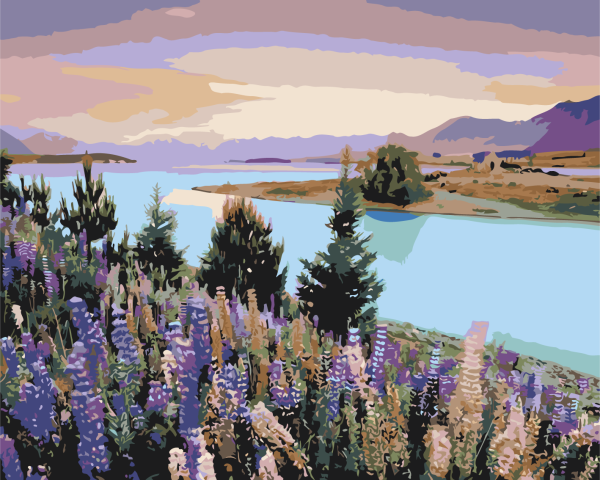Озеро Текапо (Lake Tekapo)