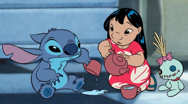 Герои мультика Lilo и Стич