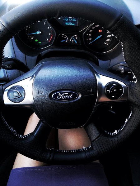Обшить руль Форд фокус 3