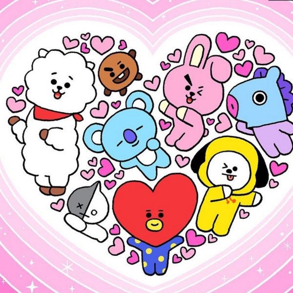 Стикеры bt21 Чимми