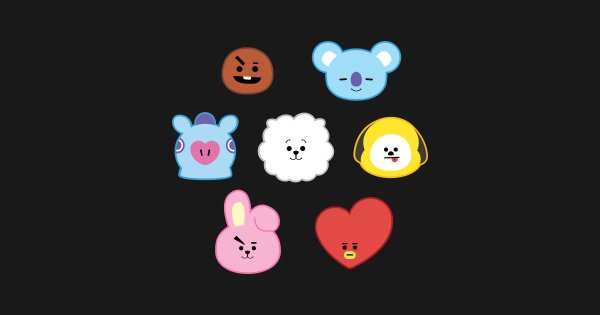 Персонажи БТС bt21