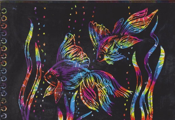 Граттаж техника граттаж