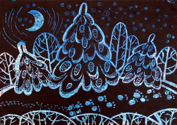 Граттаж Клевер