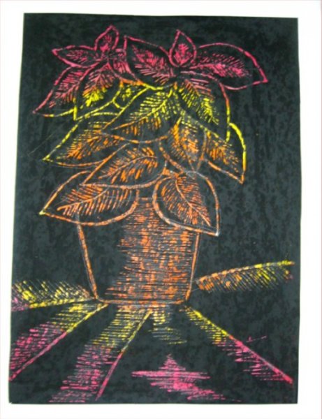 Симеон Соломон граттаж