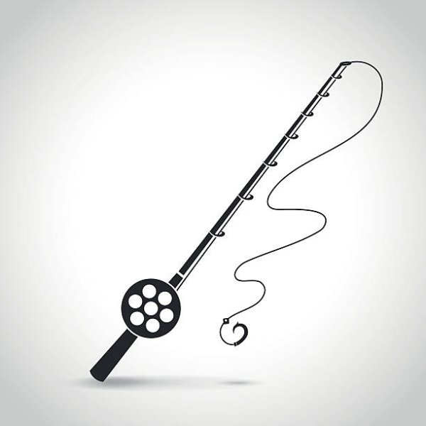 Удочка силуэт