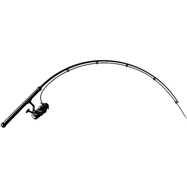 Согнутый спиннинг