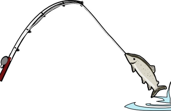 Удочка нарисованная