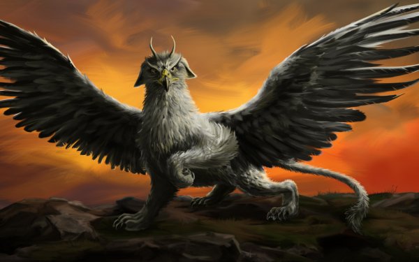 Грифон с четырьмя крыльями