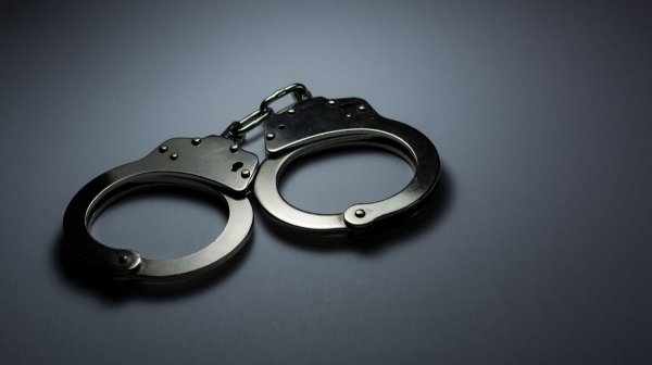 Наручники черные полицейские