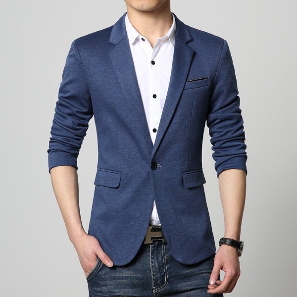 Мужской пиджак Casual Slim Fit