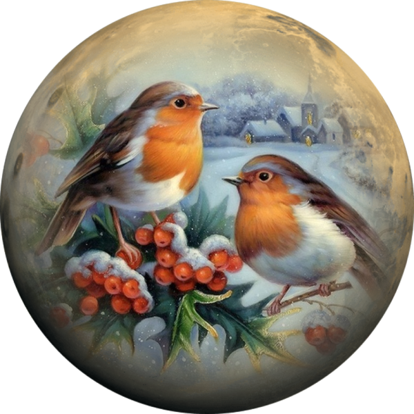 Птицы в овале