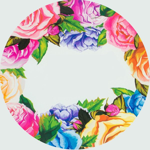 Пейзажи для декупажа круглые