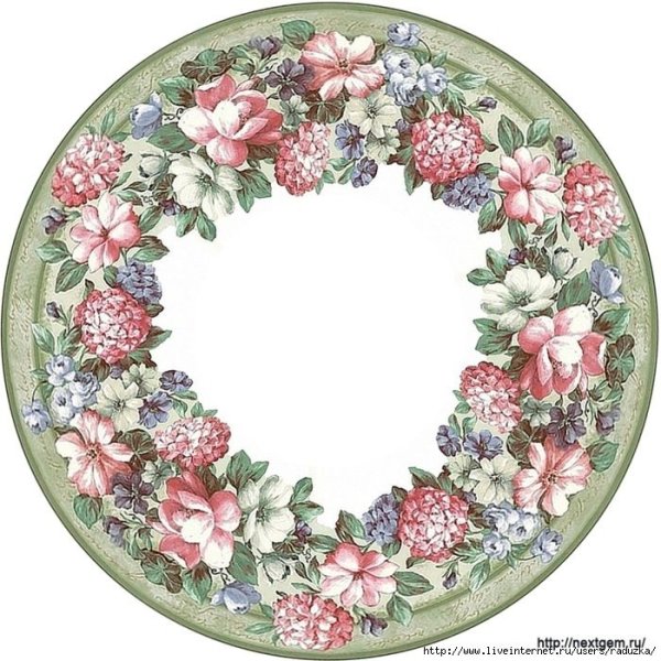 Круглые картинки для печати