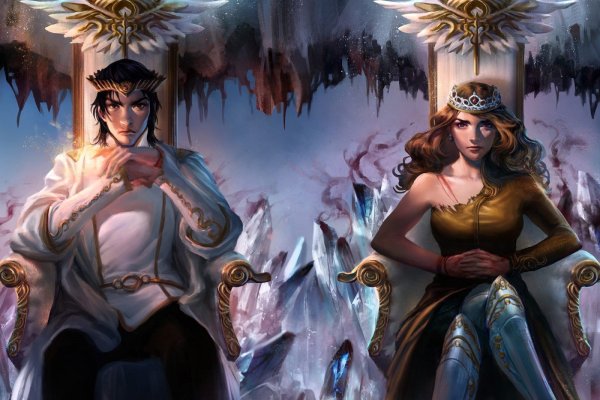 Аниме Король и Королева на троне