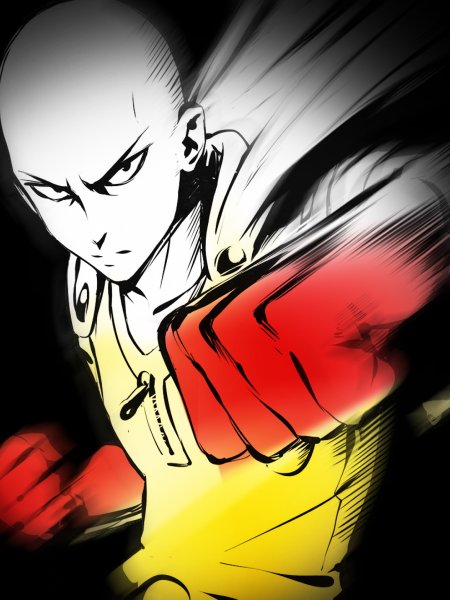 Сайтама из аниме Ванпанчмен one Punch man