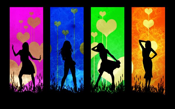 Силуэт девушки