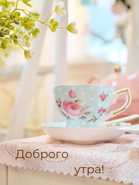 Картинка с добрым утром красивая и нежная