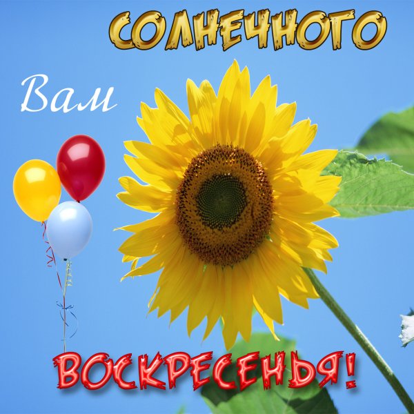 Открыточки с воскресеньем
