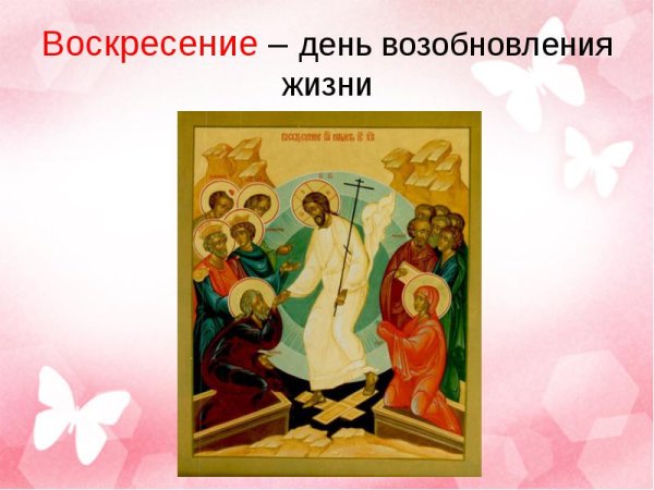 Поздравление с воскресным днем православные