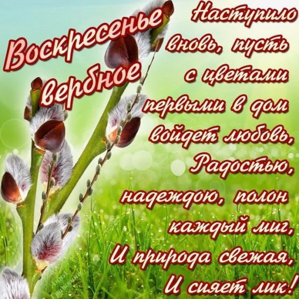 Вербное воскресенье 2022