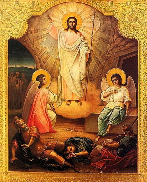 Христос Воскресе икона православная