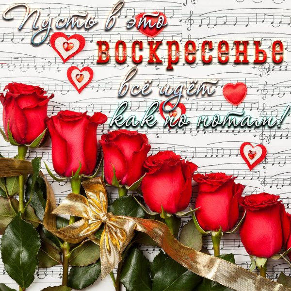 С воскресным днем
