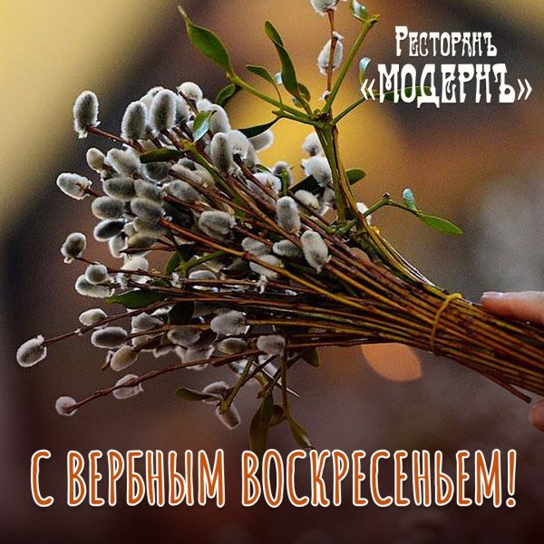 Спасибо с Вербным воскресеньем