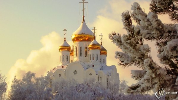 Церкви Волгограда зимой