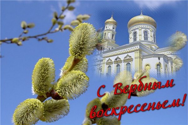 С Вербным воскресеньем открытки