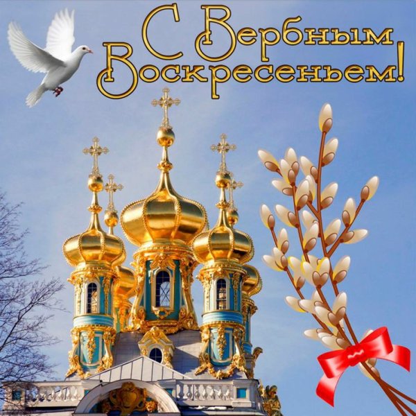 С Вербным воскресеньем открытки