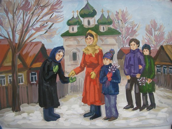 Вербное воскресенье картины