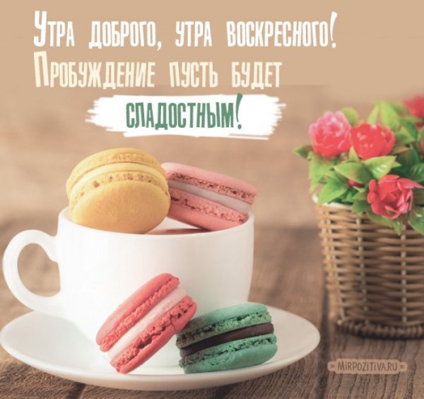 Креативное пожелание доброго утра и хорошего дня