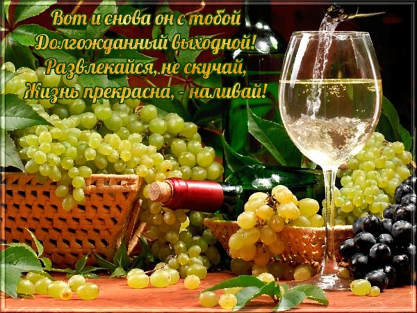 Хороших выходных и отличного настроения