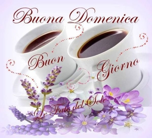 Buongiorno domenica открытки