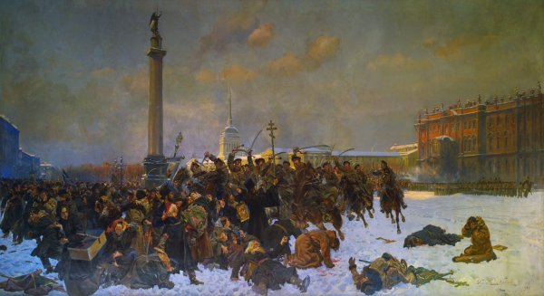 Войцех Коссак. Кровавое воскресенье. 1906