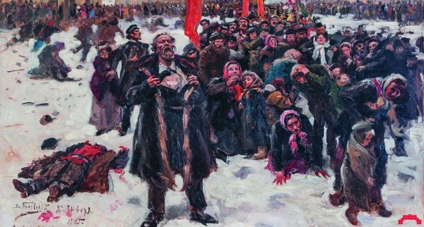 Участники кровавого воскресенья 1905