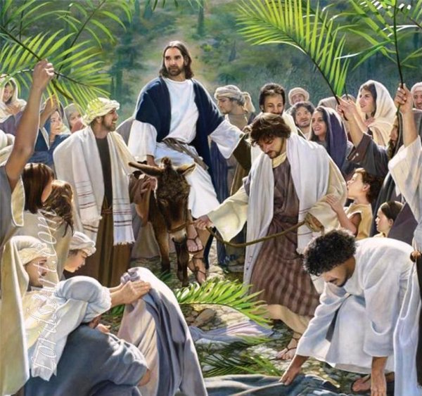 Въезд Иисуса Христа в Иерусалим картинки