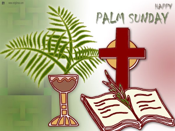 Католическое пальмовое воскресенье открытки