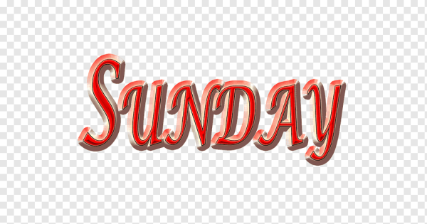 Sunday надпись