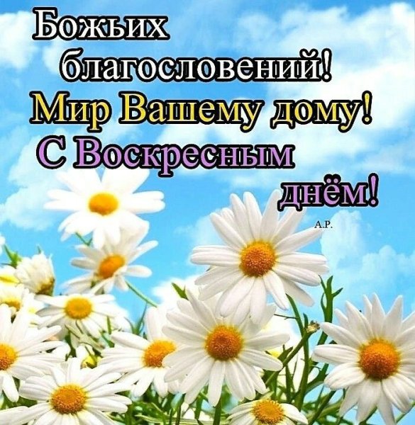 С воскресным днем православные