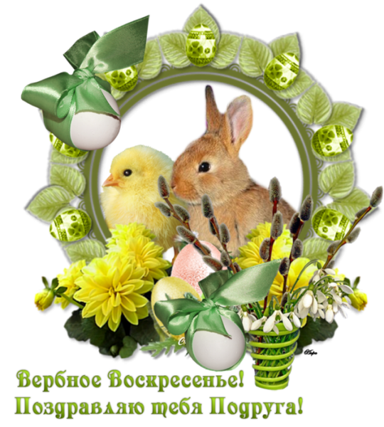 С Вербным воскресеньем